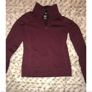 Victoria’s Secret PINK half zip-up sweatshirt NWOT